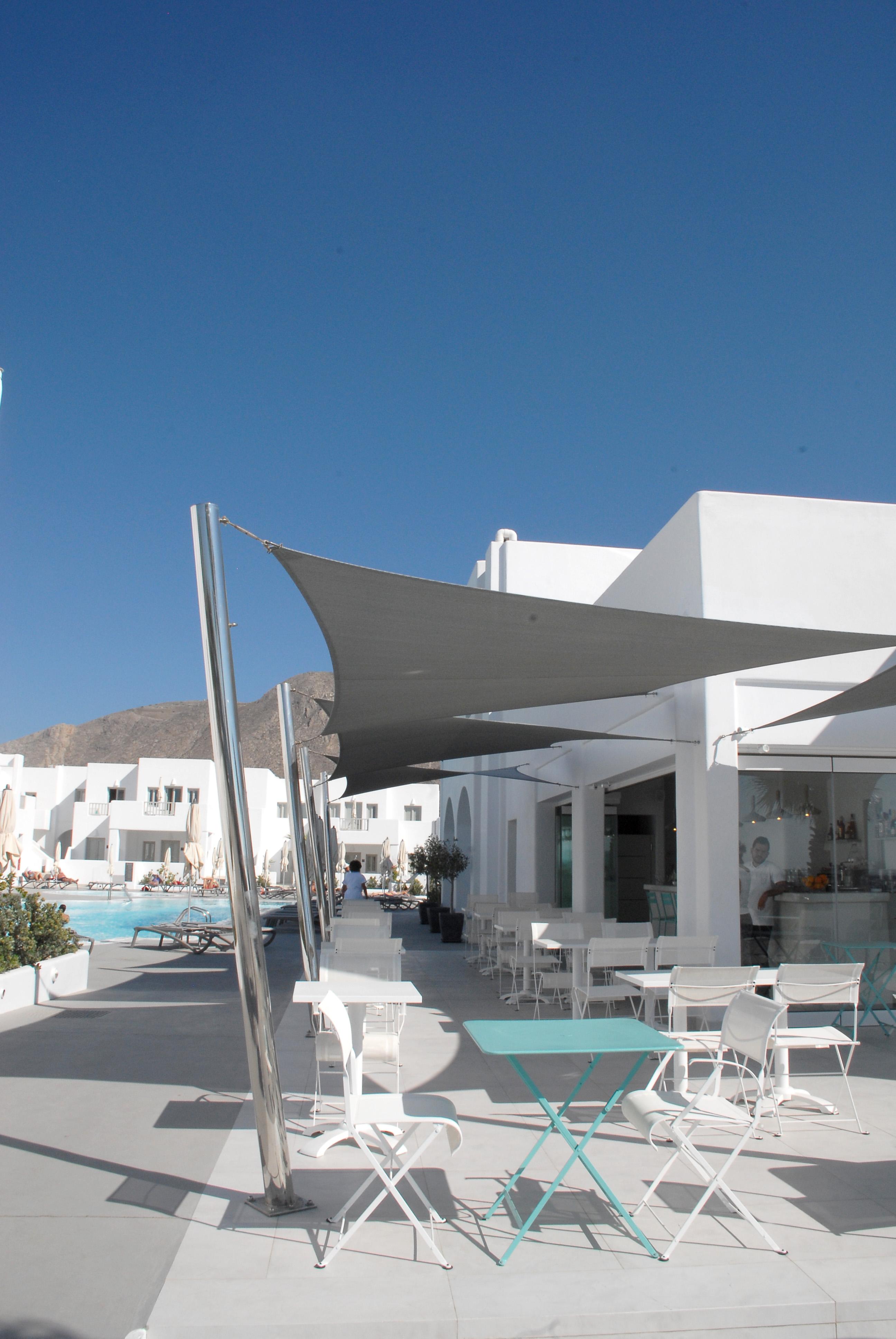 Aqua Blue Beach Hotel Perissa  Exterior photo