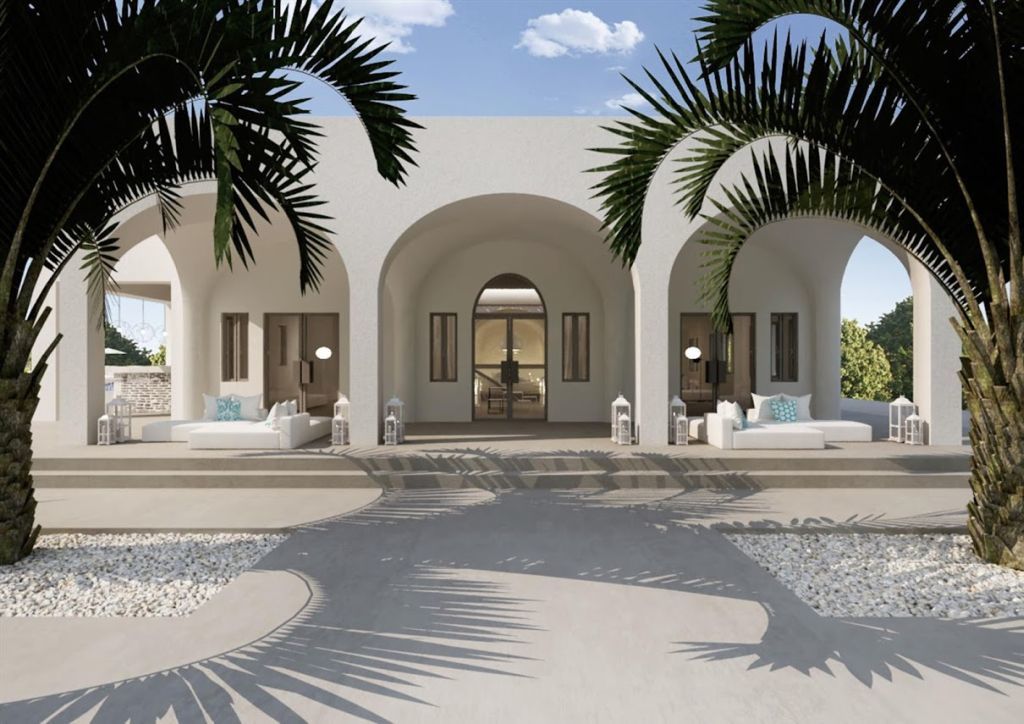 Aqua Blue Beach Hotel Perissa  Exterior photo