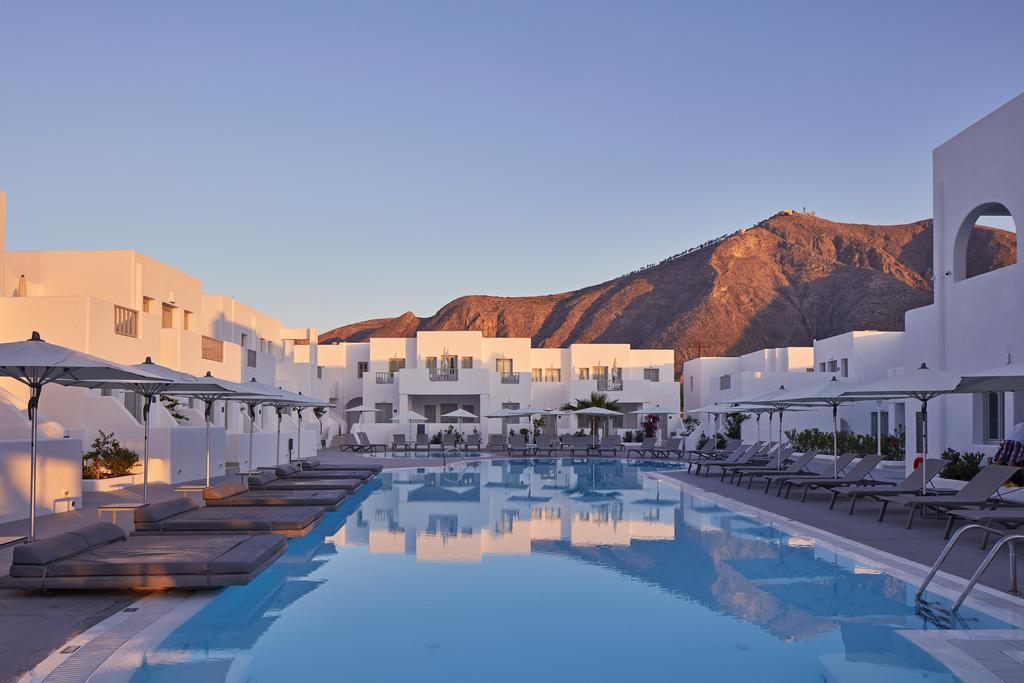 Aqua Blue Beach Hotel Perissa  Exterior photo