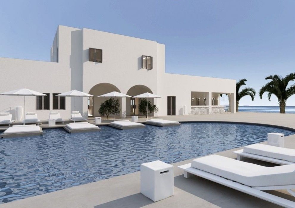 Aqua Blue Beach Hotel Perissa  Exterior photo