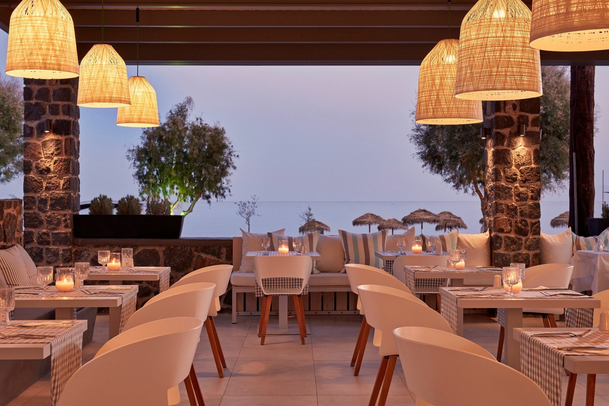 Aqua Blue Beach Hotel Perissa  Exterior photo